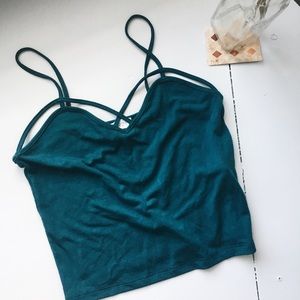 Aqua color• crop top•